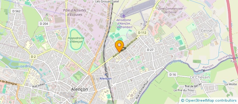 localisation de l'entreprise SCI TI A LEVRIOU à ALENCON