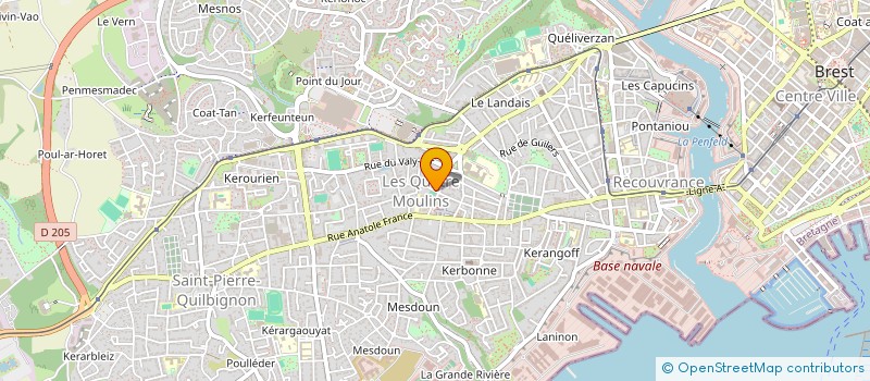 localisation de l'entreprise SCI TI AN EBEUL  BREST