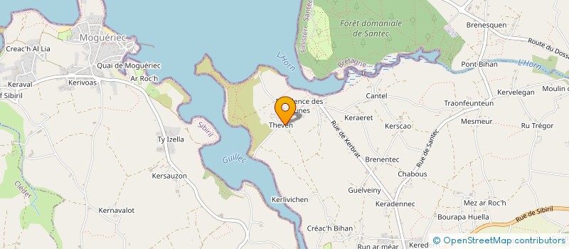 localisation de l'entreprise SCI TI AN TRAEZH  PLOUGOULM