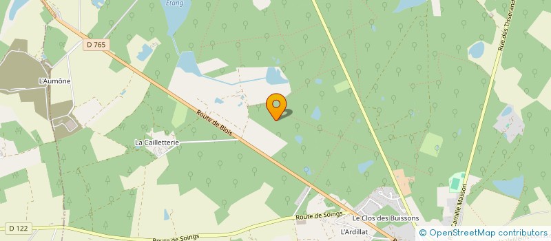 localisation de l'entreprise SCI TI AR BLEUN  MUR-DE-SOLOGNE