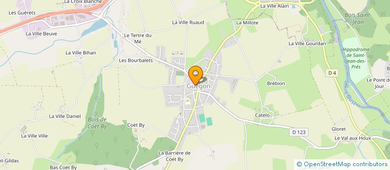 localisation de l'entreprise SCI TI AR C'HAZH  PLEUGRIFFET