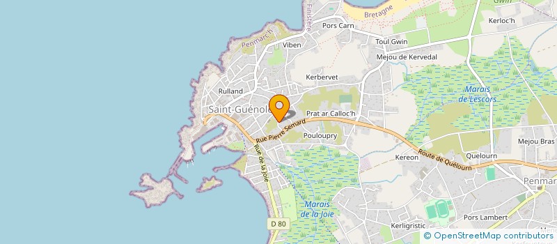 localisation de l'entreprise SCI TI AR C'HUZL HEOL  PENMARCH