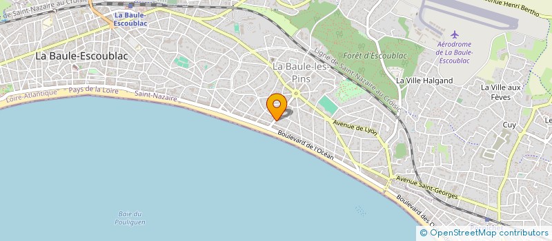 localisation de l'entreprise SCI TI-BAL  LA BAULE-ESCOUBLAC