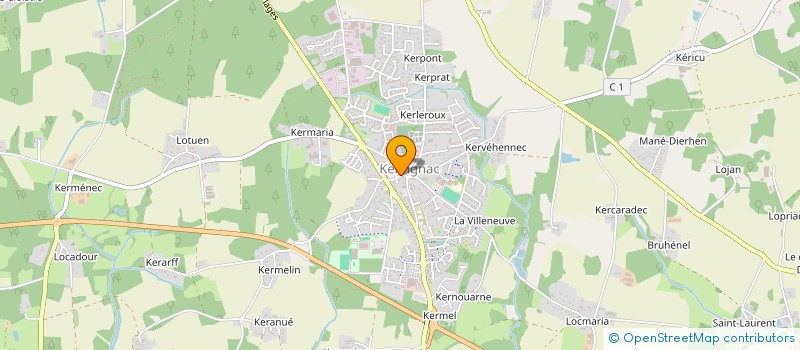 localisation de l'entreprise SCI TI BONHEUR à KERVIGNAC