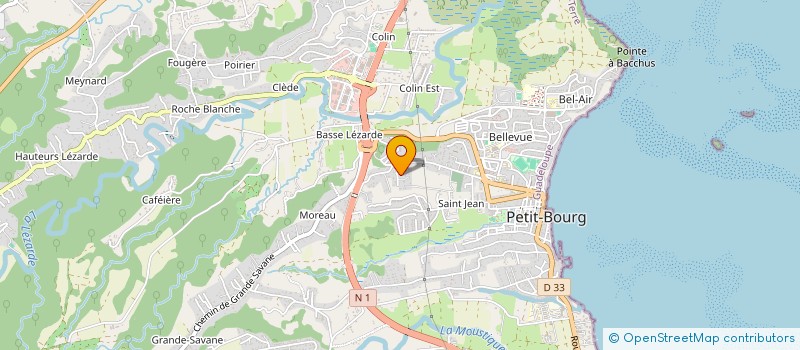 localisation de l'entreprise SCI TI BOU  PETIT BOURG