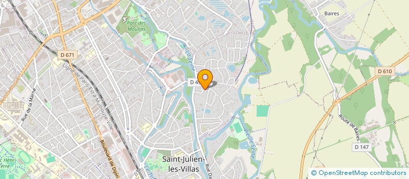 localisation de l'entreprise SCI TI BREIZH 35  SAINT-JULIEN-LES-VILLAS