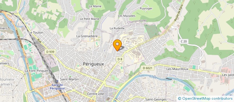 localisation de l'entreprise SCI TI COZ à PERIGUEUX