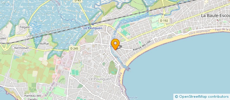 localisation de l'entreprise SCI TI DOUS  LA BAULE-ESCOUBLAC