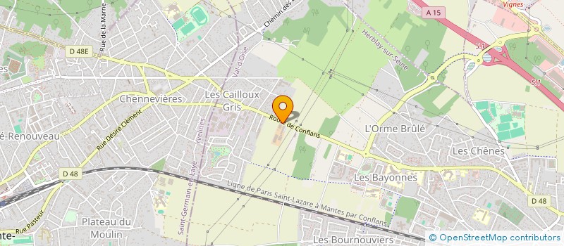 localisation de l'entreprise SCI TI FLAMBOYANT  HERBLAY-SUR-SEINE