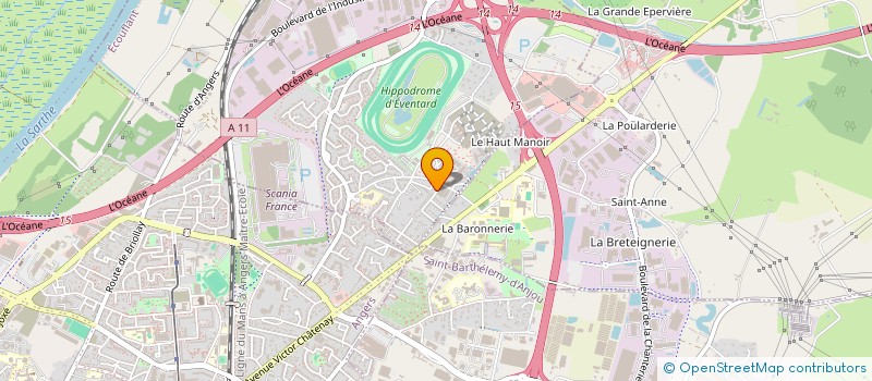 localisation de l'entreprise SCI TI FLE AN NOU à ANGERS