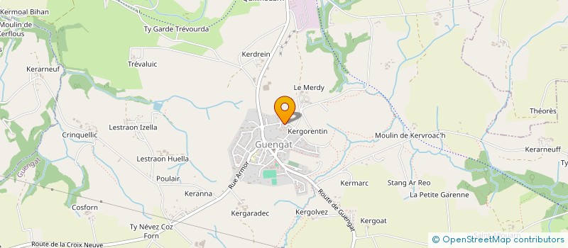 localisation de l'entreprise SCI TI FORN  PLOGONNEC