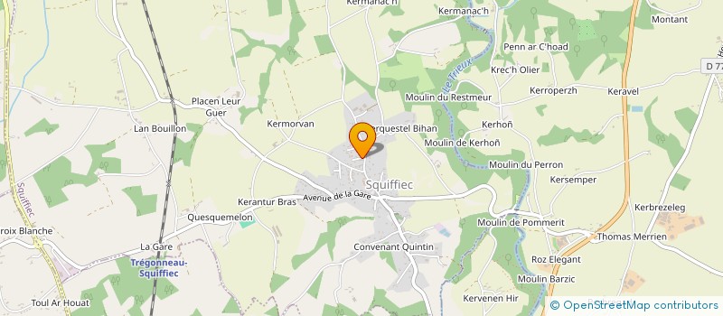 localisation de l'entreprise SCI TI GLORIO  SQUIFFIEC