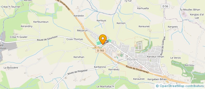 localisation de l'entreprise SCI TI KAER  PLONEIS