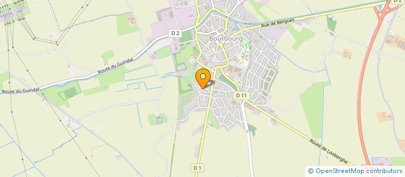 localisation de l'entreprise SCI TI KAZ VANDEVOORDE  CAPPELLE-BROUCK