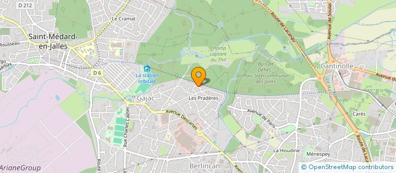 localisation de l'entreprise SCI TI KOALA  SAINT-MEDARD-EN-JALLES