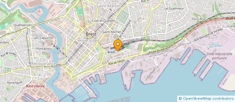 localisation de l'entreprise SCI TI LIOC  BREST