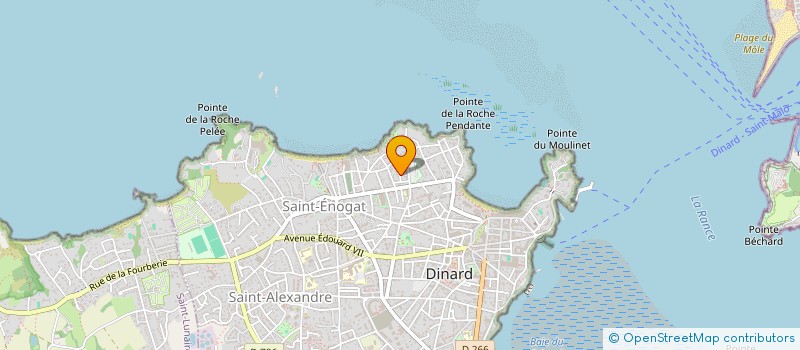 localisation de l'entreprise SCI TI MANN  DINARD