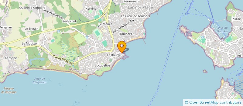 localisation de l'entreprise SCI TI PORZIC  LARMOR-PLAGE