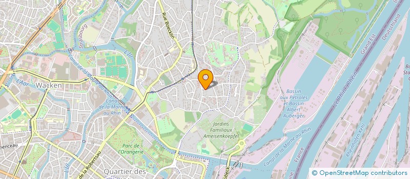 localisation de l'entreprise SCI TI PUNCH  STRASBOURG