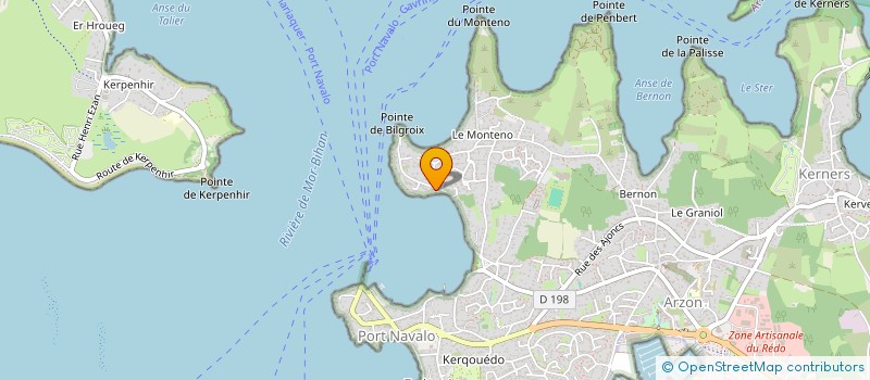 localisation de l'entreprise SCI TI REPU  ARZON