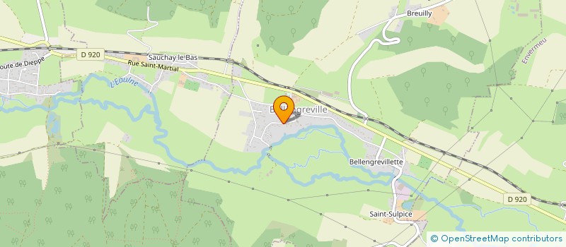 localisation de l'entreprise SCI TI-RO  BELLENGREVILLE