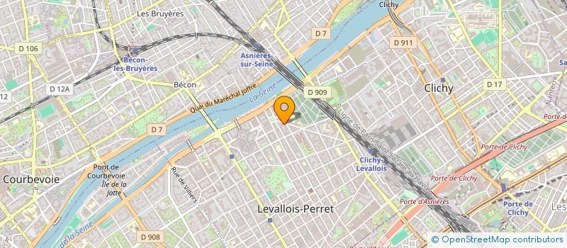 localisation de l'entreprise SCI TI.SA.FLO à LEVALLOIS-PERRET