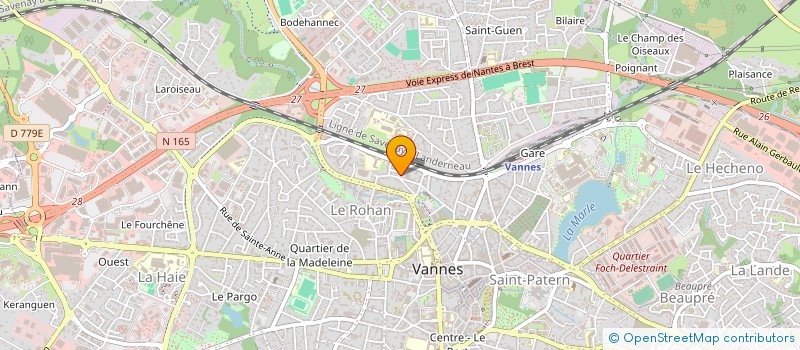 localisation de l'entreprise SCI TI SANT-JOZEF à VANNES