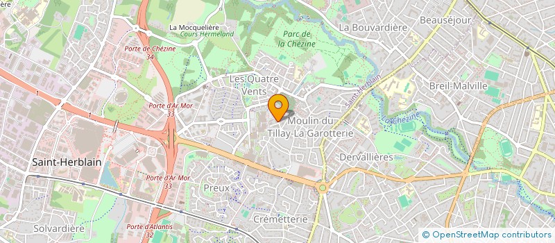 localisation de l'entreprise SCI TI TILLAY  SAINT-HERBLAIN