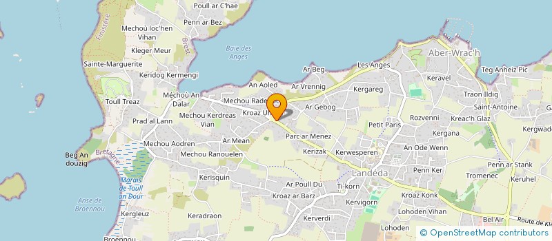 localisation de l'entreprise SCI TI TOENN ER GERVEUR  LANDEDA