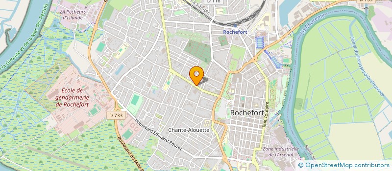 localisation de l'entreprise SCI TIA  ROCHEFORT