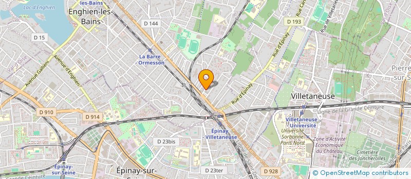 localisation de l'entreprise SCI TIAB AND CO  DEUIL-LA-BARRE