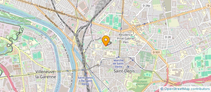 localisation de l'entreprise SCI TIAGO à SAINT-DENIS