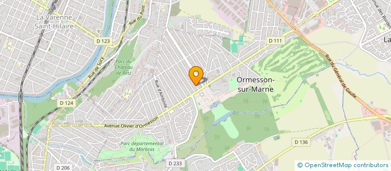 localisation de l'entreprise SCI TIAGO IMMO  ORMESSON-SUR-MARNE