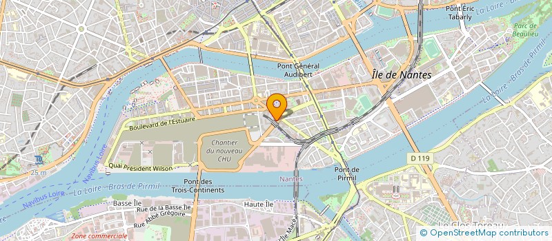 localisation de l'entreprise SCI TIAM à NANTES
