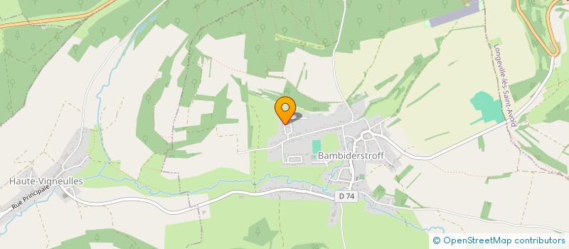 localisation de l'entreprise SCI TIANA  BAMBIDERSTROFF