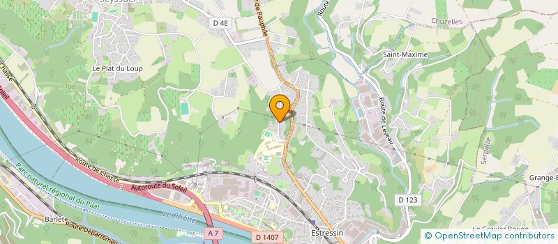 localisation de l'entreprise SCI TIANGE  SEYSSUEL