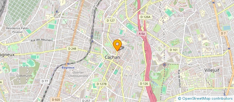 localisation de l'entreprise SCI TIANGONG  CACHAN