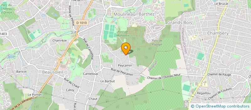 localisation de l'entreprise SCI TIARE 2  GRADIGNAN