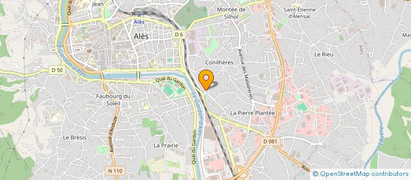 localisation de l'entreprise SCI TIARE  ALES