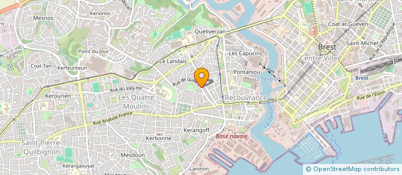 localisation de l'entreprise SCI TIARE  BREST