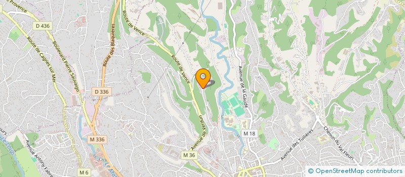localisation de l'entreprise SCI TIARE à CAGNES-SUR-MER