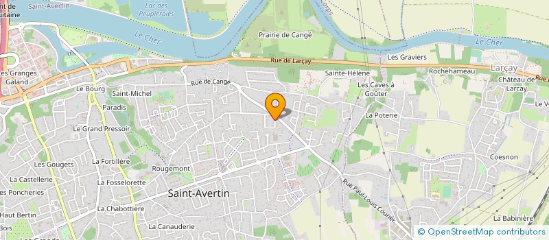 localisation de l'entreprise SCI TIARE TAHITI  SAINT-AVERTIN