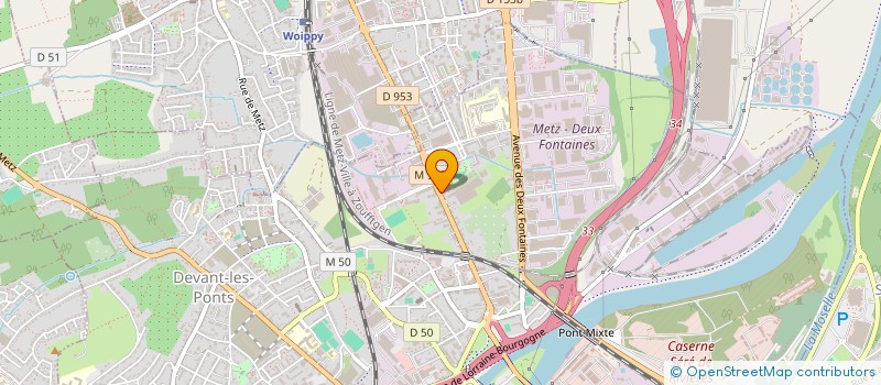 localisation de l'entreprise SCI TIARET  METZ