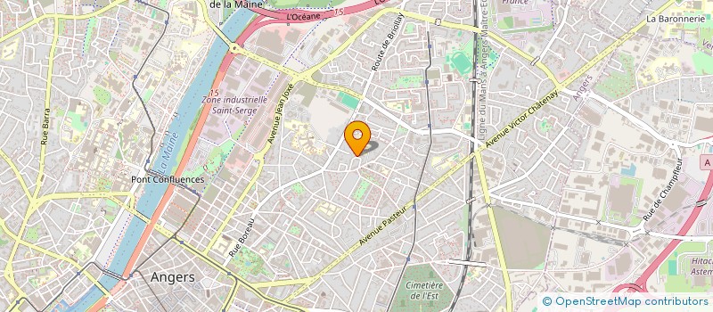 localisation de l'entreprise SCI TIATHA à ANGERS