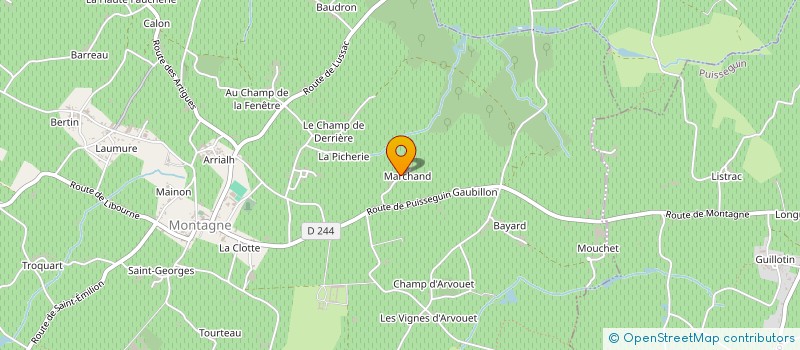 localisation de l'entreprise SCI TIBAIR  MONTAGNE