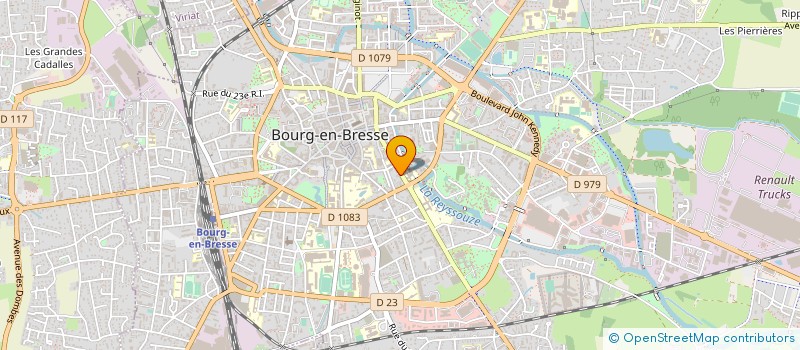 localisation de l'entreprise SCI TIBART à BOURG-EN-BRESSE