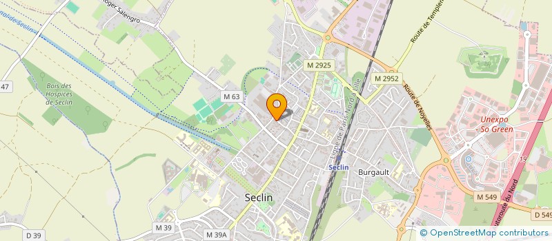 localisation de l'entreprise SCI TIBE à SECLIN