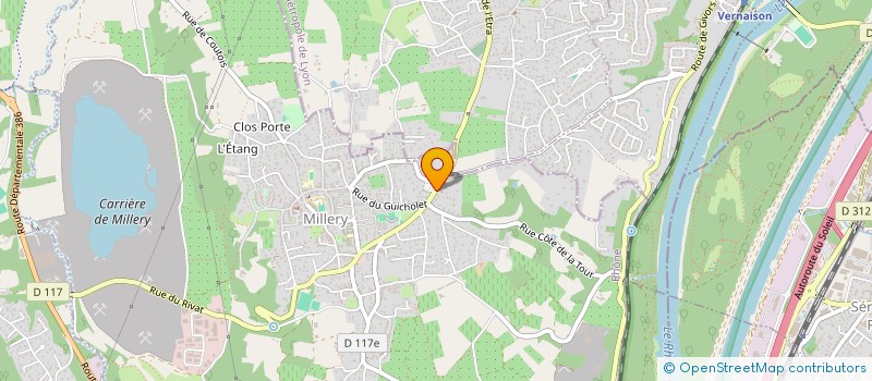 localisation de l'entreprise SCI TIBELO  MILLERY