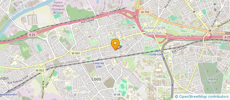 localisation de l'entreprise SCI TIBERG  LOOS