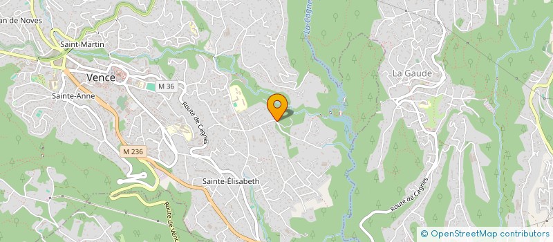 localisation de l'entreprise SCI TIBERIO  VENCE